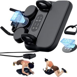 NEW 6-in-1 Premium Push-Up Board & Ab Wheel Set