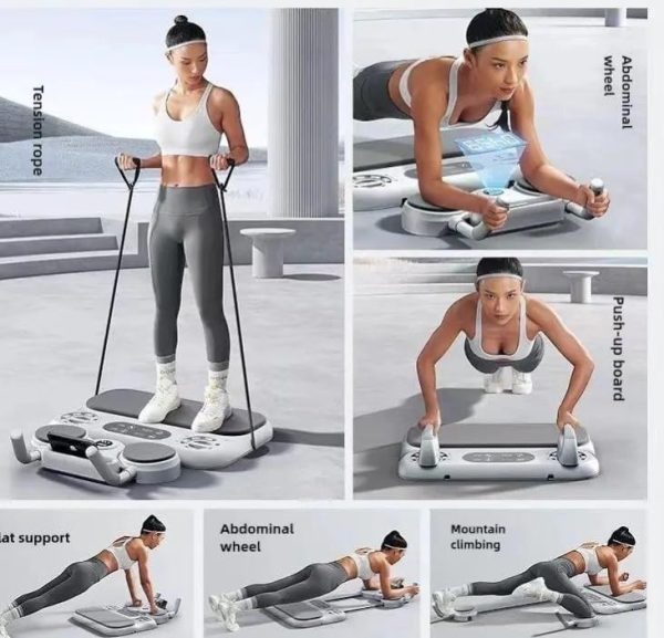 NEW 6-in-1 Premium Push-Up Board & Ab Wheel Set - Image 4